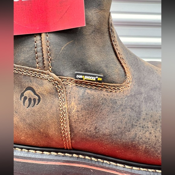 Wolverine Work Boots Brek Wellington Steel Toe Waterproof Slip Resistant Wide - Picture 7 of 10